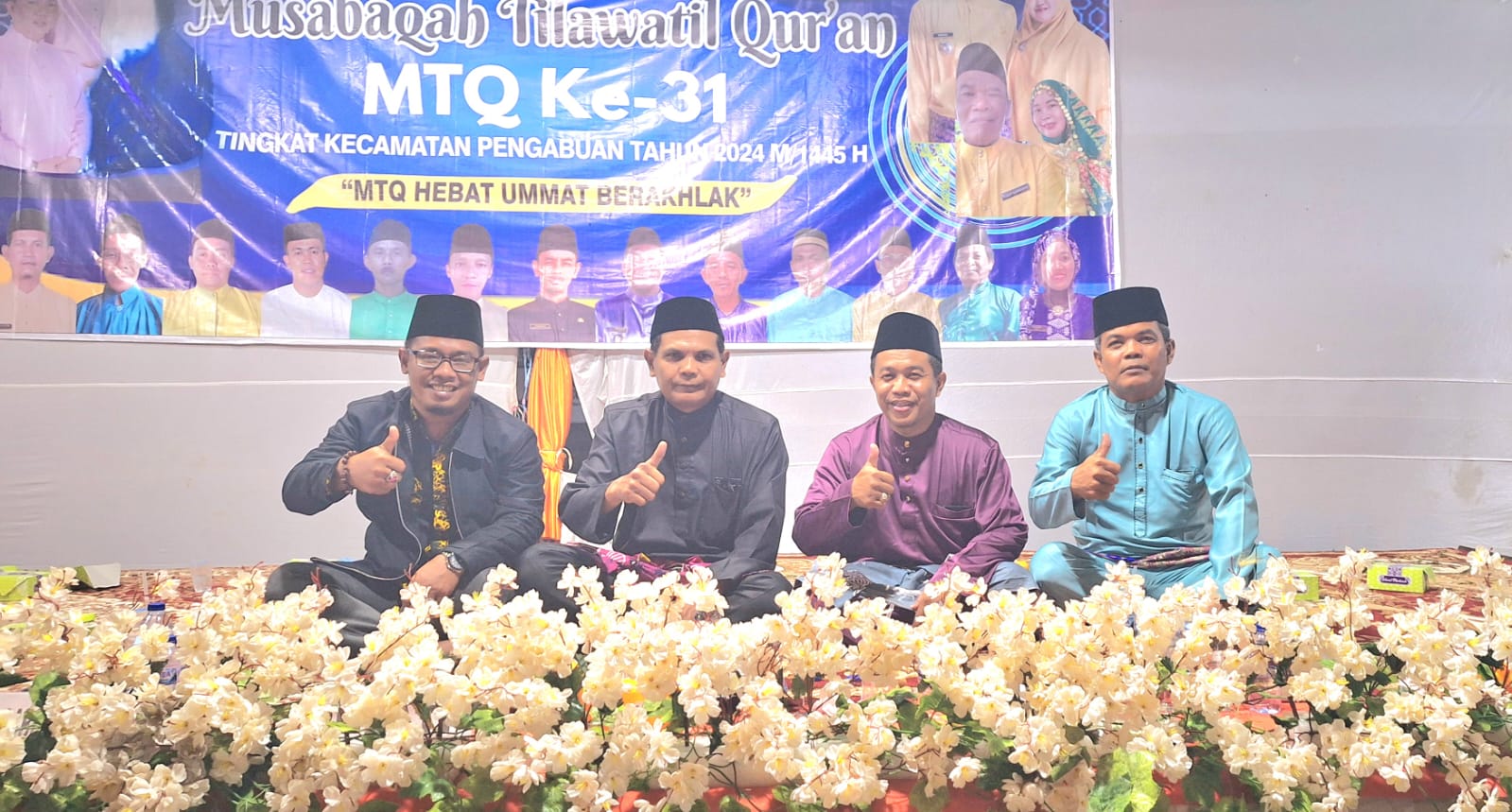 MIN 2 TANJUNG JABUNG BARAT IKUT SERTA DALAM KEPANITIAAN MTQ KE-31 TINGKAT KECAMATAN PENGABUAN TAHUN 2024
