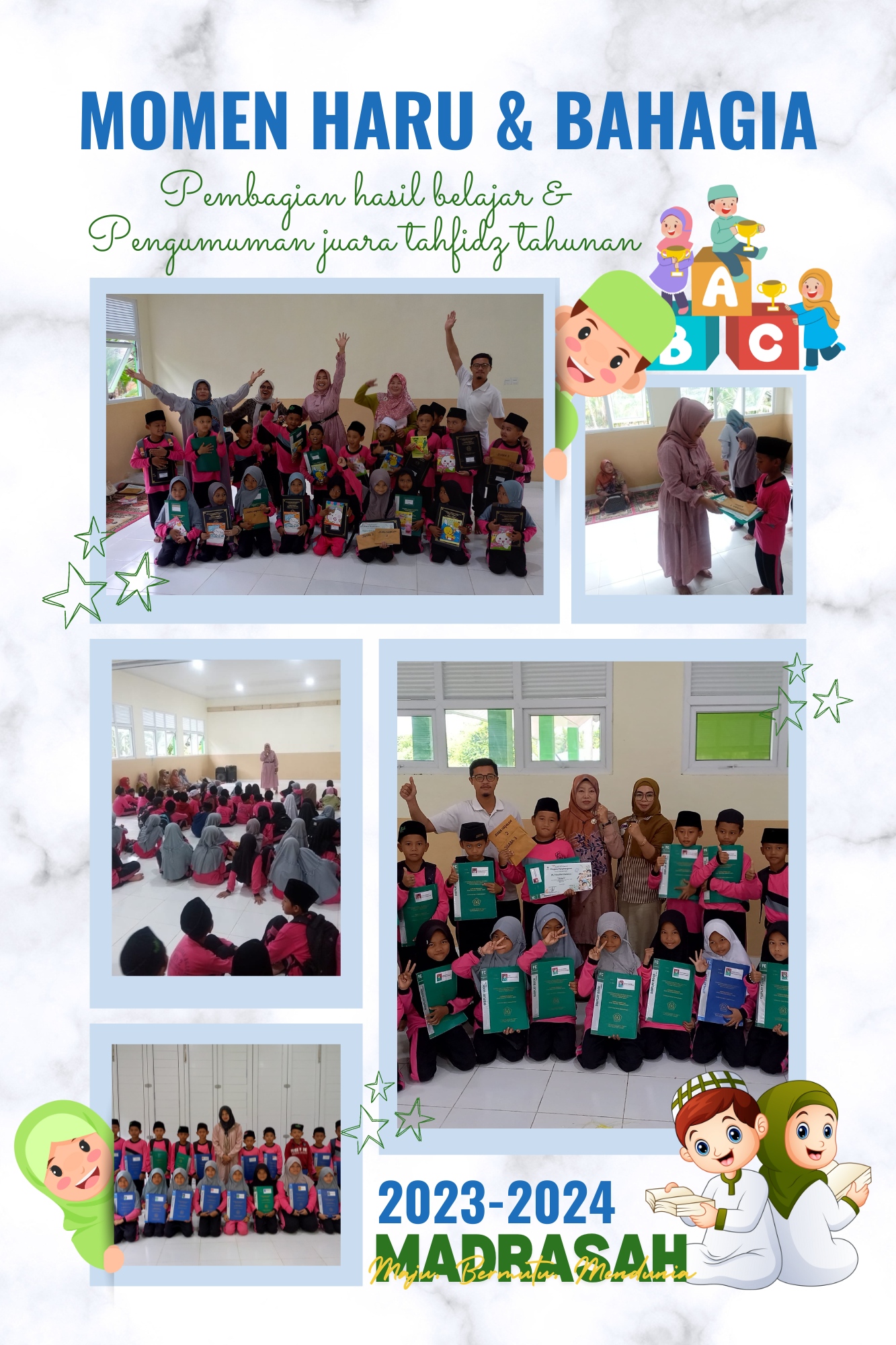 HARU dan BAHAGIA WARNAI PEMBAGIAN HASIL BELAJAR SISWA/I