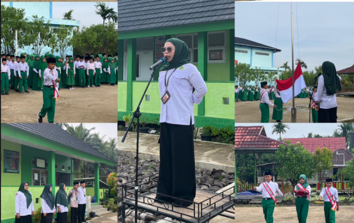 MIN 2 Tanjung Jabung Barat Laksanakan Upacara Bendera, Tekankan Pentingnya Kedisiplinan dan Kerja Sama Orang Tua