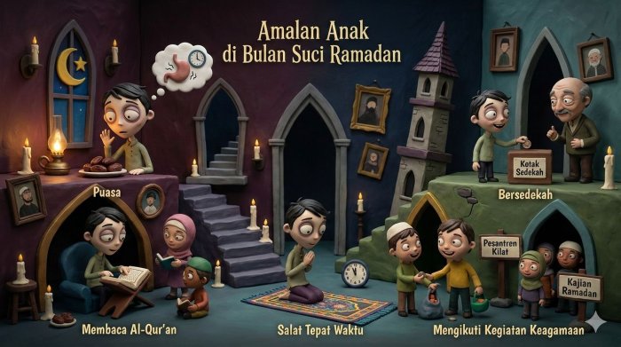 Amalan Anak di Bulan Suci Ramadan: Menanam Iman Sejak Dini