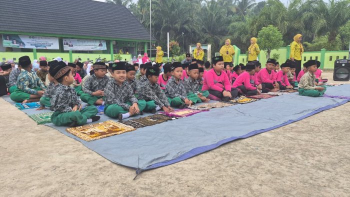 Wujud Syukur dan Doa Bersama, Siswa MIN 2 Tanjung Jabung Barat Gelar Sholat Dhuha dan Dzikir