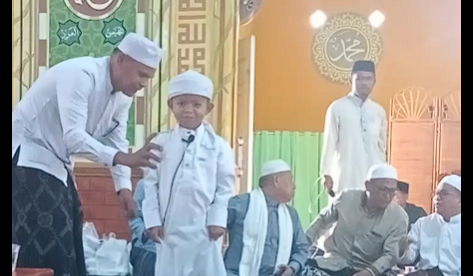 Siswa MIN 2 Tanjung Jabung Barat Isi Ceramah Maulid Nabi Muhammad SAW