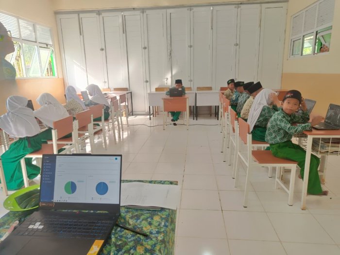 MIN 2 Tanjung Jabung Barat Gelar Gladi ANBK Gelombang 2