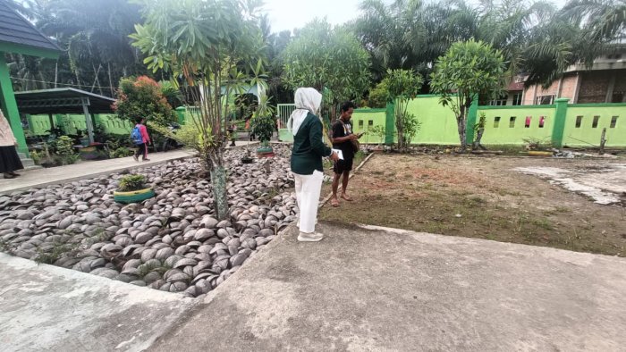 Kepala Madrasah Susun Perencanaan Rehabilitasi Lapangan MIN 2 Tanjung Jabung Barat